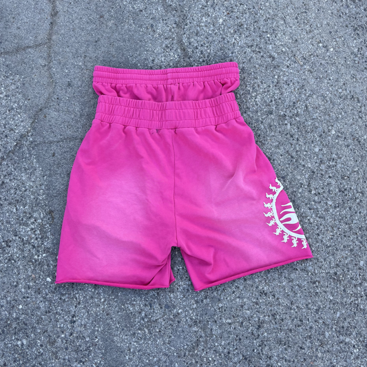 Bubblegum Double Waisted Shorts