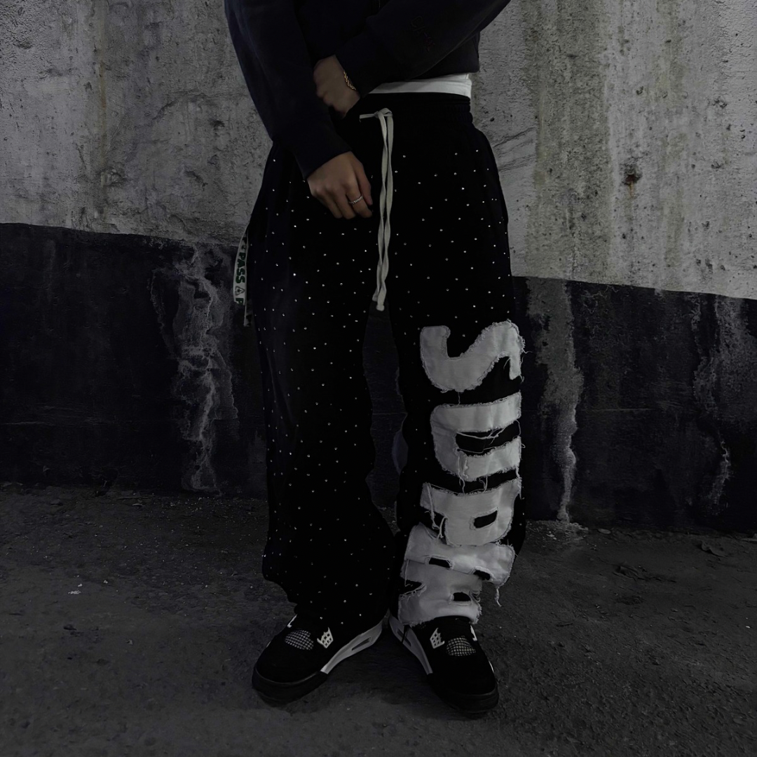 Rhinestone Sweatpants